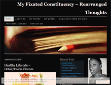 Tablet Screenshot of myfixatedconstituency.wordpress.com