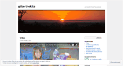 Desktop Screenshot of gilberthokike.wordpress.com