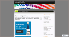 Desktop Screenshot of cabillo.wordpress.com
