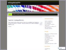 Tablet Screenshot of cabillo.wordpress.com