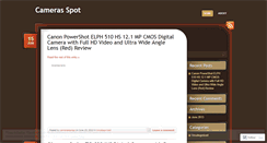 Desktop Screenshot of camerasspotgs.wordpress.com