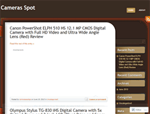 Tablet Screenshot of camerasspotgs.wordpress.com