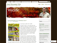 Tablet Screenshot of joinwycliffeusa.wordpress.com