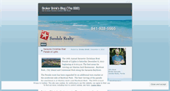 Desktop Screenshot of brokerbrink.wordpress.com
