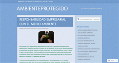 Desktop Screenshot of ambienteprotegido.wordpress.com