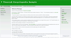 Desktop Screenshot of encyclopediasample.wordpress.com