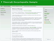 Tablet Screenshot of encyclopediasample.wordpress.com