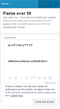 Mobile Screenshot of fierceover50.wordpress.com