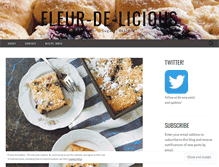 Tablet Screenshot of fleurdelicious.wordpress.com