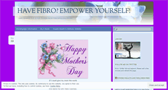 Desktop Screenshot of havefibro.wordpress.com