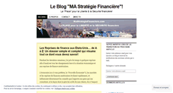 Desktop Screenshot of mastrategiefinanciere.wordpress.com