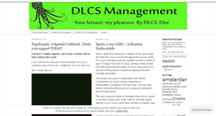 Desktop Screenshot of dlcsmanagement.wordpress.com