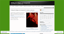 Desktop Screenshot of elblogdelomagicoylotransparente.wordpress.com