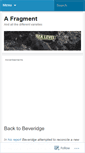 Mobile Screenshot of afragment.wordpress.com
