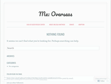 Tablet Screenshot of meoverseas.wordpress.com