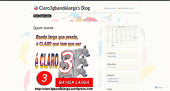 Desktop Screenshot of claro3gbandalarga.wordpress.com