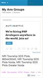 Mobile Screenshot of ansgroups.wordpress.com