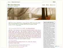 Tablet Screenshot of ansgroups.wordpress.com