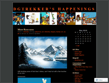 Tablet Screenshot of dgtrekker.wordpress.com