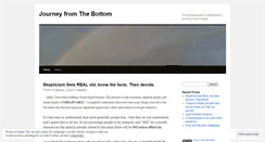 Desktop Screenshot of journeyfromthebottom.wordpress.com