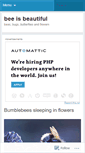 Mobile Screenshot of beeisbeautiful.wordpress.com