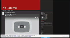 Desktop Screenshot of notatame.wordpress.com
