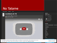 Tablet Screenshot of notatame.wordpress.com