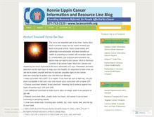 Tablet Screenshot of lacancerinfo.wordpress.com