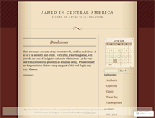 Tablet Screenshot of jaredsjourneys.wordpress.com