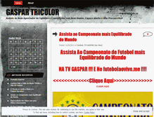 Tablet Screenshot of gaspartricolor.wordpress.com
