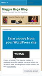Mobile Screenshot of maggiebags.wordpress.com