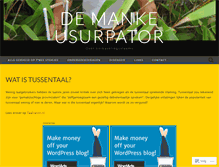 Tablet Screenshot of demankeusurpator.wordpress.com