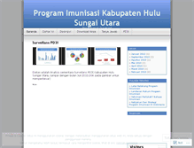 Tablet Screenshot of imunisasihsu.wordpress.com