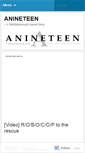 Mobile Screenshot of anineteen.wordpress.com