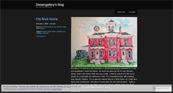 Desktop Screenshot of dissengallery.wordpress.com
