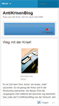 Mobile Screenshot of antikrisenblog.wordpress.com