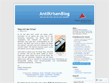 Tablet Screenshot of antikrisenblog.wordpress.com