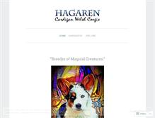 Tablet Screenshot of hagarencardigans.wordpress.com