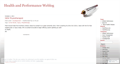 Desktop Screenshot of healthandperf.wordpress.com