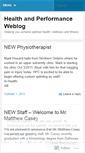 Mobile Screenshot of healthandperf.wordpress.com