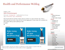 Tablet Screenshot of healthandperf.wordpress.com