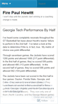 Mobile Screenshot of firepaulhewitt.wordpress.com