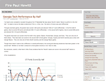 Tablet Screenshot of firepaulhewitt.wordpress.com