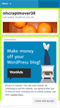 Mobile Screenshot of ohcrapimover35.wordpress.com