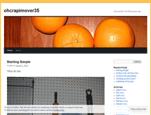 Tablet Screenshot of ohcrapimover35.wordpress.com