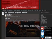 Tablet Screenshot of johnpeeldotnet.wordpress.com