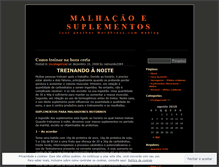 Tablet Screenshot of malhacaoesuplementacao.wordpress.com