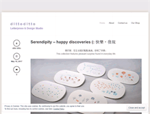 Tablet Screenshot of dittodittoworks.wordpress.com