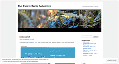 Desktop Screenshot of electrofunkcollective.wordpress.com