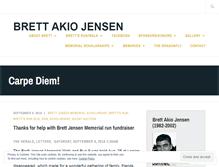 Tablet Screenshot of brettjensen.wordpress.com